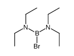 N-[bromo(diethylamino)boranyl]-N-ethylethanamine结构式