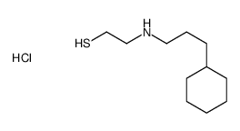 2-((3-Cyclohexylpropyl)amino)ethanethiol hydrochloride结构式