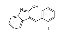 (3E)-3-(2-Iodobenzylidene)-1,3-dihydro-2H-indol-2-one结构式