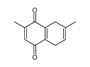 2,7-dimethyl-5,8-dihydronaphthalene-1,4-dione Structure