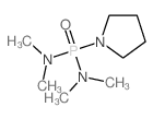 Phosphonic diamide,N,N,N',N'-tetramethyl-P-1-pyrrolidinyl-结构式