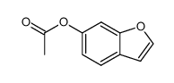 acetic acid benzofuran-6-yl ester结构式