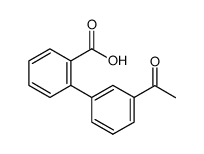 3'-乙酰基-[1,1'-联苯]-2-羧酸结构式
