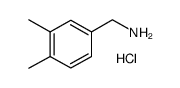 3,4-Dimethylbenzylamine Hydrochloride Structure