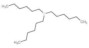 Tri-n-hexylphosphine Structure