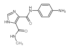 1H-Imidazole-4,5-dicarboxylic acid 4-[(4-amino-phenyl)-amide] 5-methylamide Structure