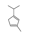 1-isopropyl-3-methyl-cyclopenta-1,3-diene结构式
