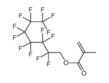 2,2,3,3,4,4,5,5,6,6,7,7,7-tridecafluoroheptyl 2-methylprop-2-enoate结构式