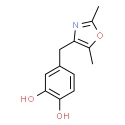 1,2-Benzenediol, 4-[(2,5-dimethyl-4-oxazolyl)methyl]- (9CI) Structure