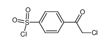 α-Chlor-4-chlorsulfonyl-acetophenon Structure