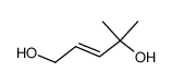 4-methyl-pent-2t-ene-1,4-diol Structure