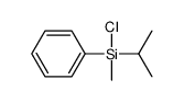 Isopropylmethylphenylchlorosilane structure