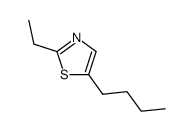5-Butyl-2-ethylthiazole结构式