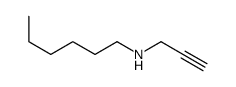 N-prop-2-ynylhexan-1-amine结构式