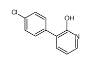 3-(4-chlorophenyl)-1H-pyridin-2-one结构式