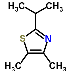 2-Isopropyl-4,5-dimethyl-1,3-thiazole structure