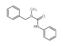 1-benzyl-1-methyl-3-phenyl-urea structure