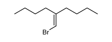 1-bromo-2-butyl-hex-1-ene Structure