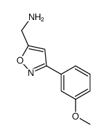 1-[3-(3-methoxyphenyl)-5-isoxazolyl]methanamine(SALTDATA: HCl) Structure