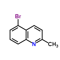 2-甲基-5-溴喹啉结构式