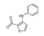 (2-nitro-thiophen-3-yl)-phenyl-amine Structure