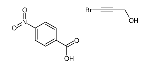 3-bromoprop-2-yn-1-ol,4-nitrobenzoic acid Structure