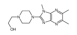 2-[4-(3,5,6-trimethylimidazo[4,5-b]pyrazin-2-yl)piperazin-1-yl]ethanol结构式