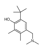 6-tert-butyl-4-[(dimethylamino)methyl]-2,3-dimethylphenol Structure
