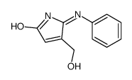 5-anilino-4-(hydroxymethyl)pyrrol-2-one Structure