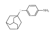 4-(1-adamantylsulfanyl)aniline结构式