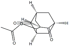 4-Acetyloxy-tricyclo[3.3.1.13,7]decane-2,6-dione structure