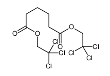 bis(2,2,2-trichloroethyl) hexanedioate Structure