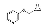 3-[(2S)-2-oxiranylmethoxy]pyridine Structure