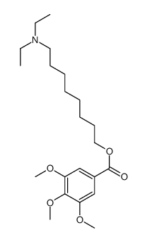 8-(diethylamino)octyl 3,4,5-trimethoxybenzoate Structure