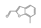 2-Benzofurancarboxaldehyde,7-methyl-结构式