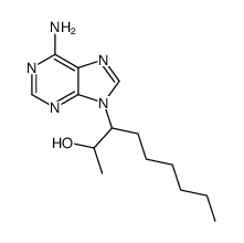 9-(2-hydroxy-3-nonyl)adenine structure