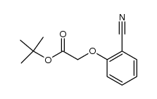 tert-butyl 2-(2-cyanophenoxy)acetate结构式