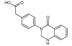 2-[4-(4-oxo-1,2-dihydroquinazolin-3-yl)phenyl]acetic acid结构式