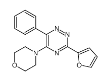 4-[3-(furan-2-yl)-6-phenyl-1,2,4-triazin-5-yl]morpholine Structure