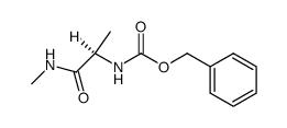 D-Nα-Benzyloxycarbonylalaninmethylamid Structure