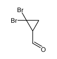 2,2-dibromocyclopropane-1-carbaldehyde Structure