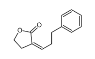 3-(3-phenylpropylidene)oxolan-2-one结构式