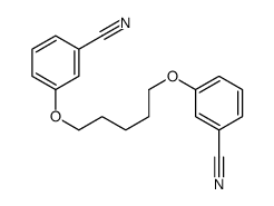 3-[5-(3-cyanophenoxy)pentoxy]benzonitrile结构式