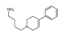 4-(4-phenyl-3,6-dihydro-2H-pyridin-1-yl)butan-1-amine结构式