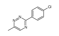 3-(4-chlorophenyl)-6-methyl-1,2,4-triazine Structure