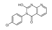 3-(4-chlorophenyl)-1H-pyrido[2,3-d]pyrimidine-2,4-dione结构式