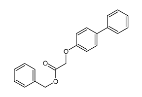 benzyl 2-(4-phenylphenoxy)acetate结构式