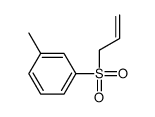 1-methyl-3-prop-2-enylsulfonylbenzene结构式