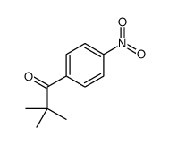 2,2-dimethyl-1-(4-nitrophenyl)propan-1-one Structure