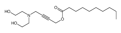 4-[bis(2-hydroxyethyl)amino]but-2-ynyl decanoate Structure